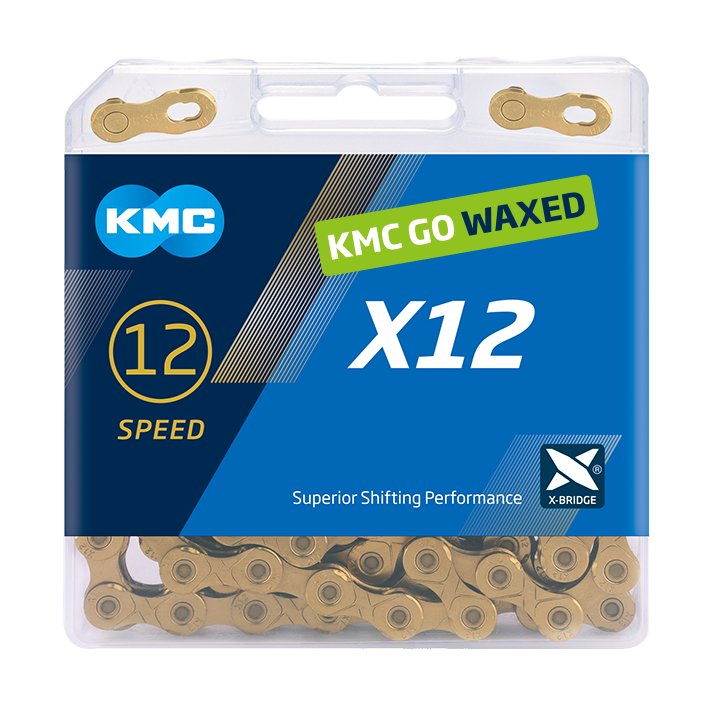 X12 126L 12 Speed Chain Go Waxed Ti-N Gold