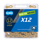 X12 126L 12 Speed Chain Go Waxed Ti-N Gold