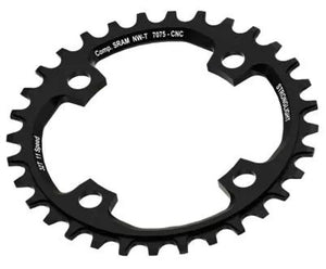 Chainring 104mm 32T 4 Bolt Black