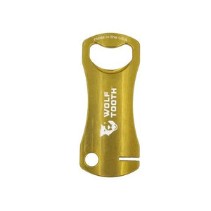 
            
                Load image into Gallery viewer, WOLF TOOTH BOTTLE OPENER ROTORTRUING GLD
            
        