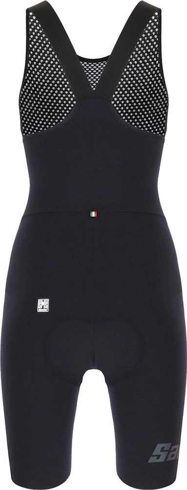 Unico Womens Bibshorts Medium Black