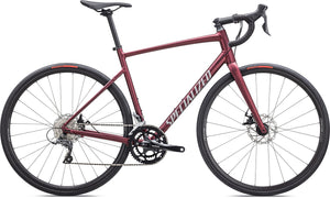 2024 Allez E5 Disc Satin Maroon / Silver Dust